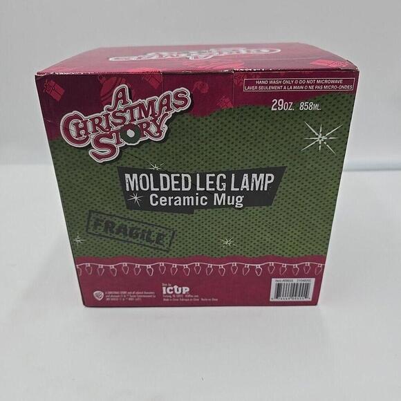 A Christmas Story Leg Lamp 29oz New Molded Ceramic Mug 3-D Cup Stein W/ Handle - Picture 5 of 8